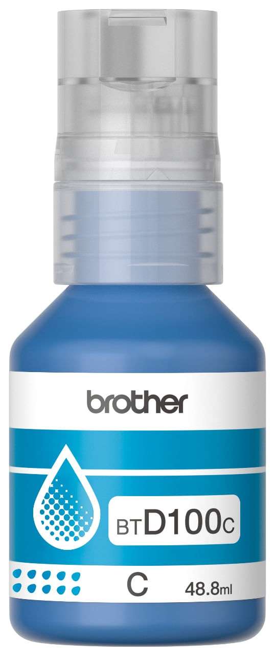 Botella De Tinta Brother Btd100c 5000 PagBROTHERBTD100C-MEX