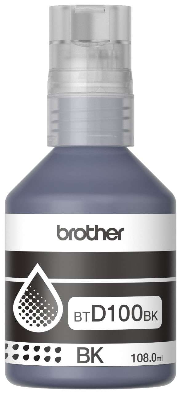 Botella De Tinta Brother Btd100bk 7500 PagBROTHERBTD100BK-MEX
