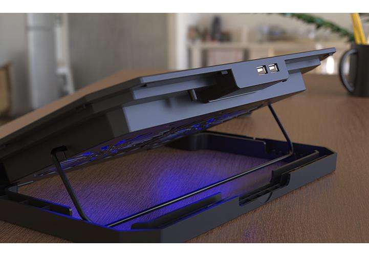Xtech XTA-156 Xtech - Notebook stand - 15.6" black w blue LED XTA-156
