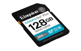 128Gb Sdxc Canvas Go Plus Gen4 200Mb/S C10 Uhs-I U3 V30KINGSTONSDG4/128G
