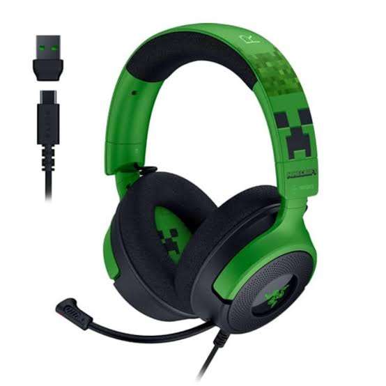 RAZER-RZ04-05180200-R3M1-<p>Diadema Razer Kraken V4 X Minecraft Edition<br>Conexión por cable para juegos<br>Transductores Razer TriForce de 40 mm<br>Micrófono retráctil HyperClear de patrón cardioide<br>Sonido envolvente 7.1 en sistemas compatibles<br>Diseño temático Minecraft<br>Iluminación Razer Chroma RGB<br>Compatibilidad según la conexión y plataforma indicadas en la ficha</p><p><a href="https://www.razer.com/gaming-headsets/minecraft-razer-kraken-v4-x/RZ04-05180200-R3M1" target="_blank" rel="noopener">Consultar información del producto</a></p> RAZER-RZ04-05180200-R3M1-Diadema Razer Kraken V4 X Minecraft EditionConexión por cable para juegosTransductores Razer TriForce de 40 mmMicrófono retráctil HyperClear de patrón cardioideSonido envolvente 7.1 en sistemas compatiblesDiseño temático MinecraftIluminación Razer Chroma RGBCompatibilidad según la conexión y plataforma indicadas en la fichaConsultar información del producto