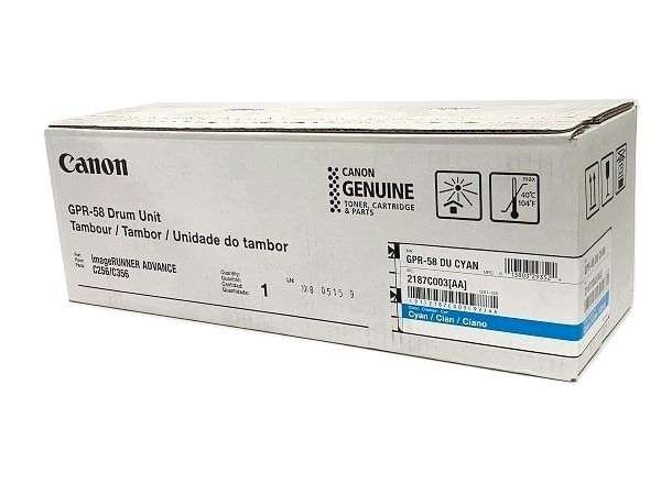 Cyan Drum Unit Canon Gpr-58CANON2187C003BA