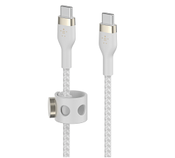 Cable Belkin Trenzado Usbc A Usbc 1M BlancoBELKINCAB011QC2MWG-DY