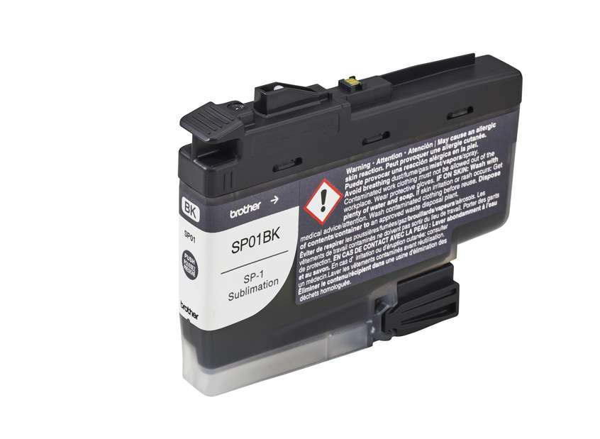 BROTHER-SP01BKS-Tinta original Brother de sublimación en color negroReferencia SP01BKSCompatible con la impresora de sublimación Brother SP1Capacidad nominal de 47 mlForma parte del sistema de tintas CMYKSe utiliza con papel y materiales compatibles con sublimaciónNo corresponde a tinta convencional para impresoras de oficinaConsultar información del producto