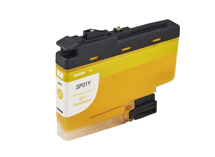 BROTHER-SP01YS-Tinta original Brother de sublimación en color amarilloReferencia SP01YSCompatible con la impresora de sublimación Brother SP1Capacidad nominal de 47 mlForma parte del sistema de tintas CMYKSe utiliza con papel y materiales compatibles con sublimaciónNo corresponde a tinta convencional para impresoras de oficinaConsultar información del producto