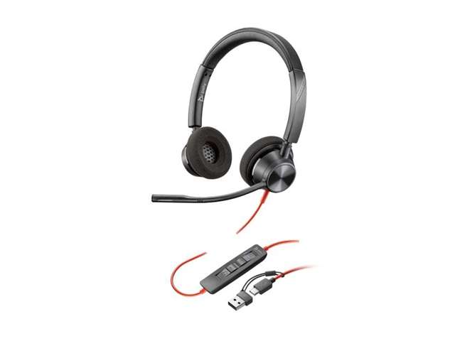 Poly 8X220AA Poly BW 3320 Stereo -M USB-C HS +USB-C/A